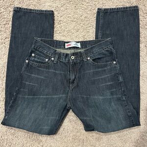 Levi's Men's Dark Gray Relaxed Jeans